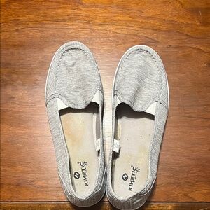 Women's Gray Slip-On Loafers
